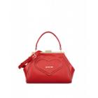 Love Moschino Studded Heart Handbag Woman Red Size U It - (one Size Us)