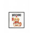 Moschino Roman Teddy Bear Foulard Woman White Size Single Size
