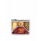 Moschino Tv Dinners Clutch Woman Silver Size U It - (one Size Us)