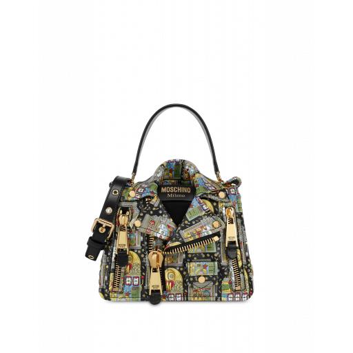 Moschino Slot Machine Biker Bag Woman Multicoloured Size U It - (one Size Us)