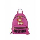 Moschino Roman Teddy Bear Backpack Woman Pink Size U It - (one Size Us)
