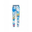 Moschino Packaging Print Jeans Woman Blue Size 42 It - (8 Us)