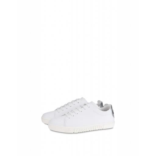 Moschino Sneakers With Teddy Bear Shape Woman White Size 36