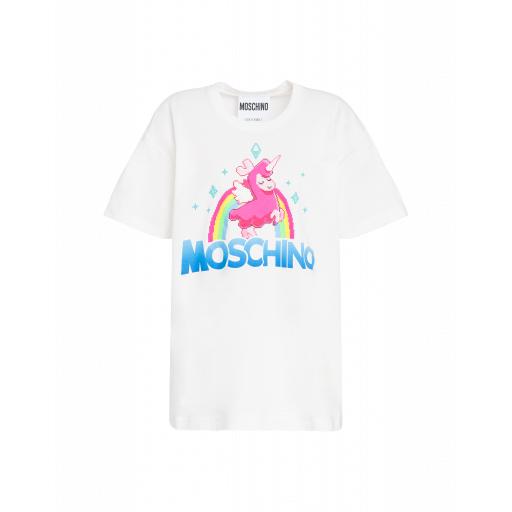 Moschino T-shirt Uni-lama The Sims X Moschino Capsule Woman White Size L