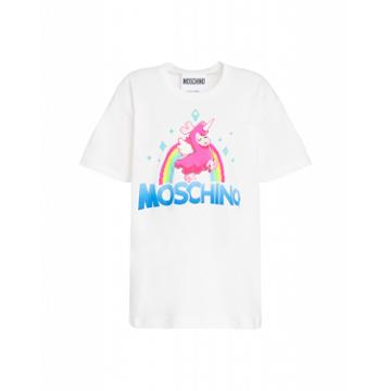 Moschino T-shirt Uni-lama The Sims X Moschino Capsule Woman White Size L