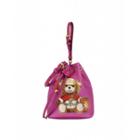 Moschino Roman Teddy Bear Mini Bucket Bag Woman Pink Size U It - (one Size Us)