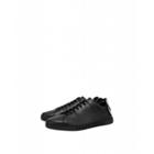 Moschino Leather Sneakers With Teddy Patches Man Black Size 40