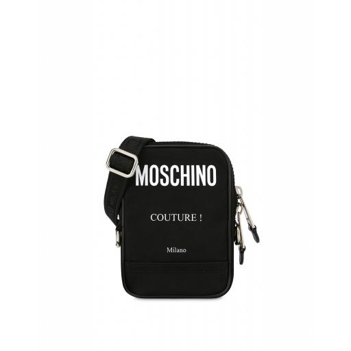 Moschino Moschino Couture Cordura Nylon Bag Man Black Size U It - (one Size Us)