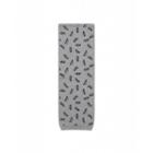 Moschino Scarf With All Over Logo Man Grey Size Single Size