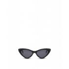 Moschino Cat Eye Sunglasses With Micro Studs Woman Black Size Single Size