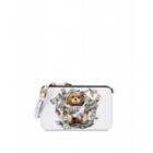 Moschino Dollar Teddy Bear Shoulder Bag Woman White Size U It - (one Size Us)