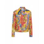Moschino Stretch Gabardine Roman Scarf Jacket Man Multicoloured Size 48 It - (38 Us)
