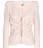 Oscar De La Renta Virgin Wool-blend Crêpe Jacket