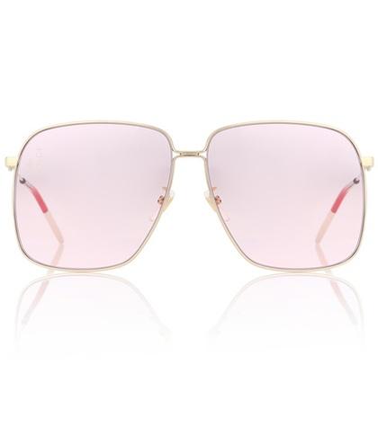 Cartier Eyewear Collection Rectangular Sunglasses