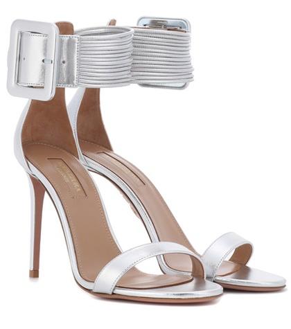 Aquazzura Casablanca 85 Leather Sandals
