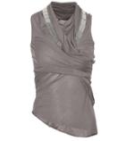 Rick Owens Embellished Jersey Top