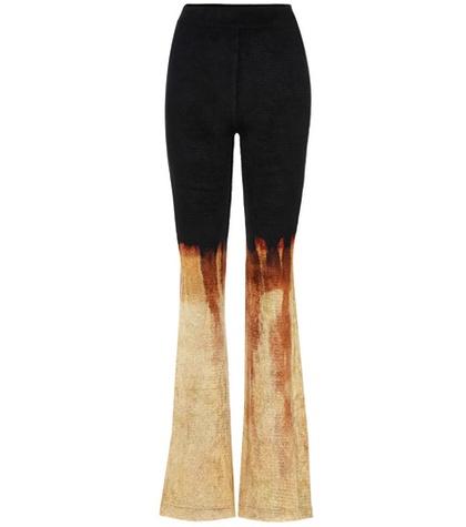 Victoria Beckham Velvet Flare Trousers