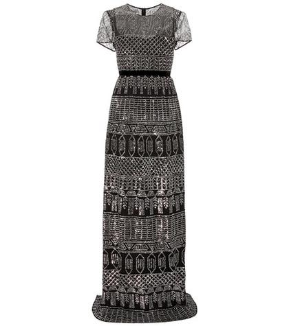 Burberry Sequinned Cotton Gown