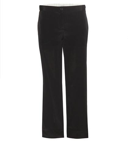 Miu Miu Cropped Silk Trousers