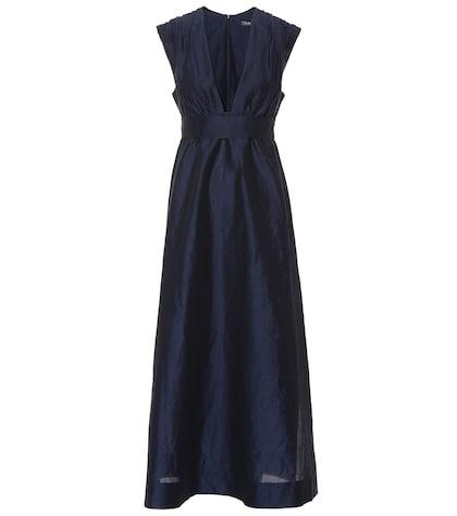 Prada Genepi Ramie And Cotton Dress