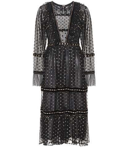 Dodo Bar Or Embroidered Tulle Dress