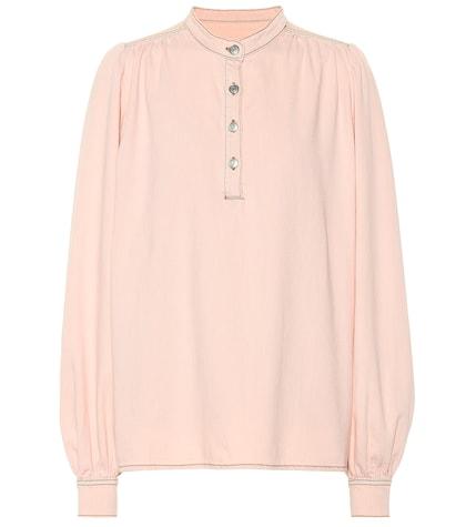 Ganni Soft Cotton Denim Shirt
