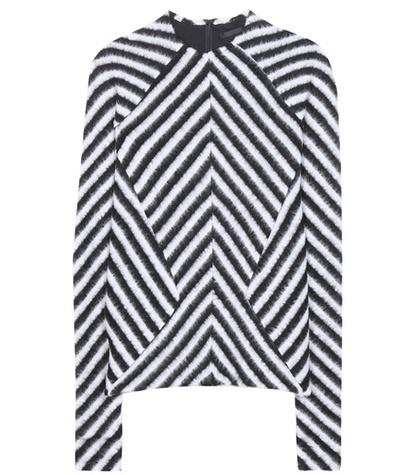 Haider Ackermann Striped Mohair-blend Sweater