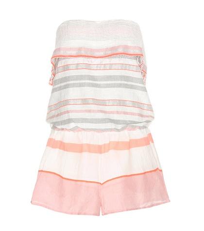 Lemlem Safia Striped Cotton Playsuit