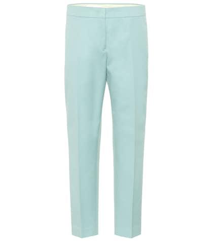 Jil Sander Cropped Cotton Pants