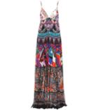 Roberto Cavalli Long Patterned Dress
