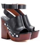 Givenchy Clog Leather Sandals