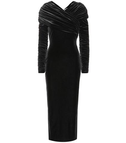 Christopher Kane Velvet Midi Dress