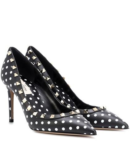 Rag & Bone Valentino Garavani Rockstud Animation Leather Pumps