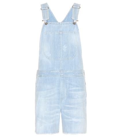 Citizens Of Humanity Quincey Short Cotton Overalls