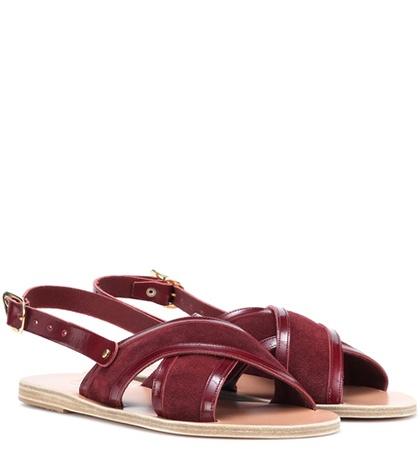 Etro Mari Suede Sandals