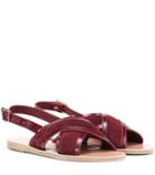 Etro Mari Suede Sandals