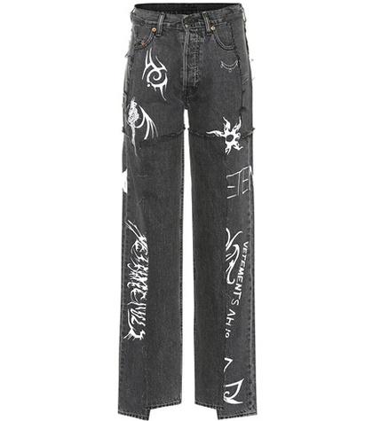 Vetements X Levi's® – High-rise Wide-leg Jeans