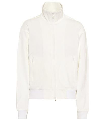 Miu Miu Zipped Cotton-blend Sweatshirt