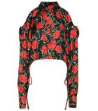 Alexander Wang Printed Silk Top