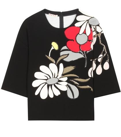 Marni Sequinned Cotton Top