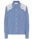 Chlo Embroidered Checked Cotton Shirt