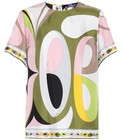 Sanayi 313 Printed Silk Top