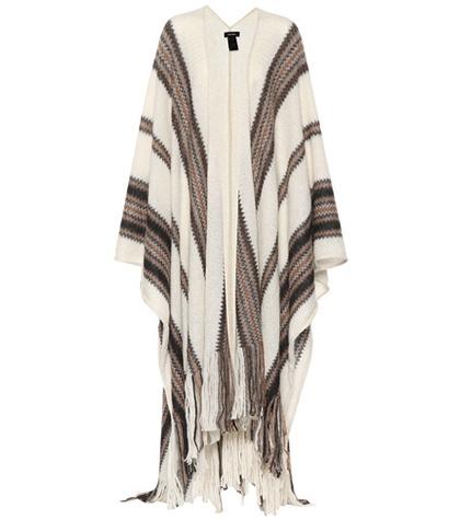 Isabel Marant Kalibo Mohair And Wool-blend Cape