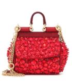 Dolce & Gabbana Micro Sicily Embellished Shoulder Bag