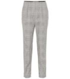 Roland Mouret Horley Checked Wool-blend Pants