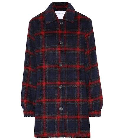 Velvet Colette Wool-blend Plaid Jacket