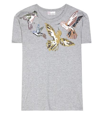 Redvalentino Printed Cotton T-shirt