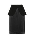 Maison Margiela Wool And Satin Skirt