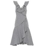 Jonathan Simkhai Checked Cotton-blend Midi Dress