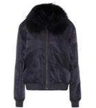 Army By Yves Salomon Fur-trimmed Cotton Coat